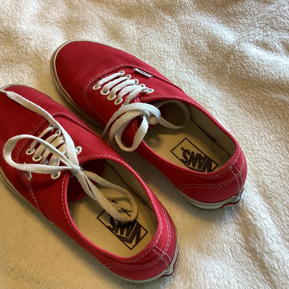 Red Vans - Picture 4 of 4